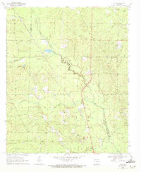 Ivan Arkansas Historical topographic map, 1:24000 scale, 7.5 X 7.5 Minute, Year 1969