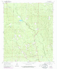Ivan Arkansas Historical topographic map, 1:24000 scale, 7.5 X 7.5 Minute, Year 1969