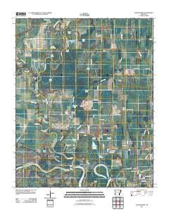Jacksonport Arkansas Historical topographic map, 1:24000 scale, 7.5 X 7.5 Minute, Year 2011