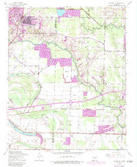 Jacksonville Arkansas Historical topographic map, 1:24000 scale, 7.5 X 7.5 Minute, Year 1954