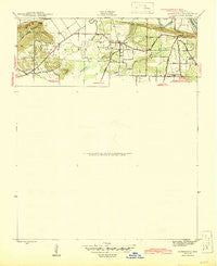 Jamestown Arkansas Historical topographic map, 1:31680 scale, 7.5 X 7.5 Minute, Year 1942