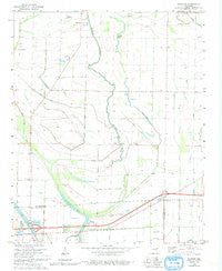 Jeanette Arkansas Historical topographic map, 1:24000 scale, 7.5 X 7.5 Minute, Year 1981