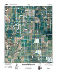 Jerome Arkansas Historical topographic map, 1:24000 scale, 7.5 X 7.5 Minute, Year 2011