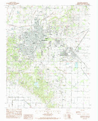 Jonesboro Arkansas Historical topographic map, 1:24000 scale, 7.5 X 7.5 Minute, Year 1983