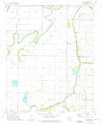 Joyland Arkansas Historical topographic map, 1:24000 scale, 7.5 X 7.5 Minute, Year 1974