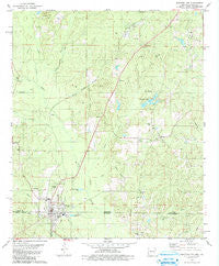 Junction City Arkansas Historical topographic map, 1:24000 scale, 7.5 X 7.5 Minute, Year 1981