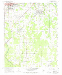 Kensett Arkansas Historical topographic map, 1:24000 scale, 7.5 X 7.5 Minute, Year 1964