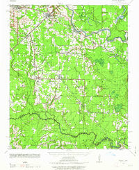 Kensett Arkansas Historical topographic map, 1:62500 scale, 15 X 15 Minute, Year 1935