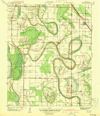 Keo Arkansas Historical topographic map, 1:31680 scale, 7.5 X 7.5 Minute, Year 1939