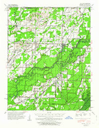 Knobel Arkansas Historical topographic map, 1:62500 scale, 15 X 15 Minute, Year 1941