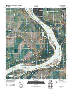 Laconia Arkansas Historical topographic map, 1:24000 scale, 7.5 X 7.5 Minute, Year 2011
