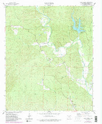 Lake Norrell Arkansas Historical topographic map, 1:24000 scale, 7.5 X 7.5 Minute, Year 1974