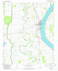 Lake Village Arkansas Historical topographic map, 1:24000 scale, 7.5 X 7.5 Minute, Year 1981