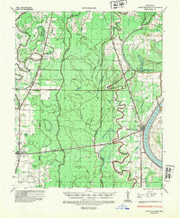 Lake Village Arkansas Historical topographic map, 1:62500 scale, 15 X 15 Minute, Year 1936