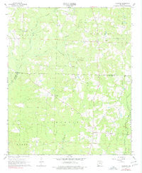 Lamartine Arkansas Historical topographic map, 1:24000 scale, 7.5 X 7.5 Minute, Year 1968
