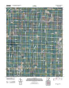 Leachville Arkansas Historical topographic map, 1:24000 scale, 7.5 X 7.5 Minute, Year 2011
