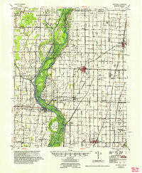 Leachville Arkansas Historical topographic map, 1:62500 scale, 15 X 15 Minute, Year 1956