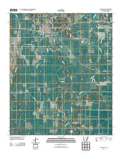 Lewisville Arkansas Historical topographic map, 1:24000 scale, 7.5 X 7.5 Minute, Year 2011