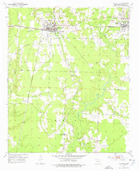 Lewisville Arkansas Historical topographic map, 1:24000 scale, 7.5 X 7.5 Minute, Year 1952