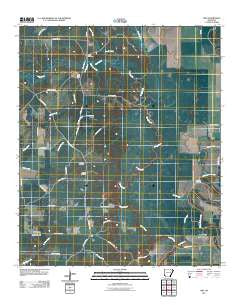 Line Arkansas Historical topographic map, 1:24000 scale, 7.5 X 7.5 Minute, Year 2011