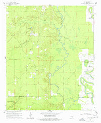 Line Arkansas Historical topographic map, 1:24000 scale, 7.5 X 7.5 Minute, Year 1960