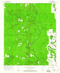 Line Arkansas Historical topographic map, 1:24000 scale, 7.5 X 7.5 Minute, Year 1960