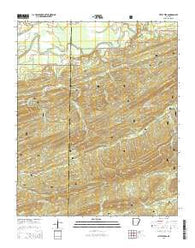 Little Texas Arkansas Current topographic map, 1:24000 scale, 7.5 X 7.5 Minute, Year 2014