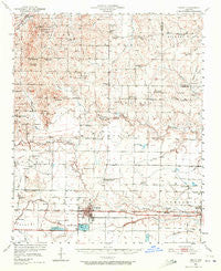 Lonoke Arkansas Historical topographic map, 1:62500 scale, 15 X 15 Minute, Year 1950