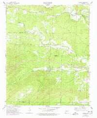 Lonsdale Arkansas Historical topographic map, 1:24000 scale, 7.5 X 7.5 Minute, Year 1972