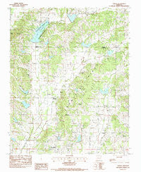 Lorado Arkansas Historical topographic map, 1:24000 scale, 7.5 X 7.5 Minute, Year 1983