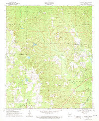 Magnolia NW Arkansas Historical topographic map, 1:24000 scale, 7.5 X 7.5 Minute, Year 1969