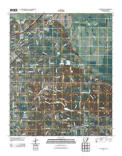 Mandeville Arkansas Historical topographic map, 1:24000 scale, 7.5 X 7.5 Minute, Year 2011