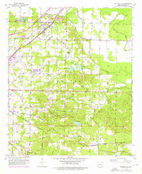 Mandeville Arkansas Historical topographic map, 1:24000 scale, 7.5 X 7.5 Minute, Year 1952