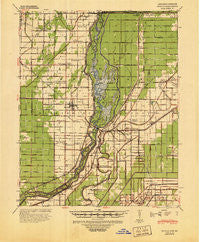 Manila Arkansas Historical topographic map, 1:62500 scale, 15 X 15 Minute, Year 1941