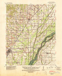 Marmaduke Arkansas Historical topographic map, 1:62500 scale, 15 X 15 Minute, Year 1940