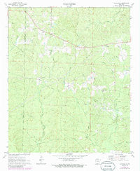 Marysville Arkansas Historical topographic map, 1:24000 scale, 7.5 X 7.5 Minute, Year 1971