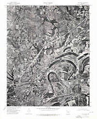 Mc Almont Arkansas Historical topographic map, 1:24000 scale, 7.5 X 7.5 Minute, Year 1975