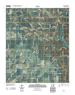 Mist Arkansas Historical topographic map, 1:24000 scale, 7.5 X 7.5 Minute, Year 2011