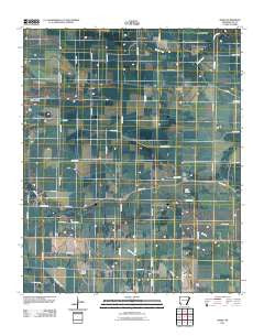 Moro Arkansas Historical topographic map, 1:24000 scale, 7.5 X 7.5 Minute, Year 2011