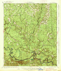 Moro Bay Arkansas Historical topographic map, 1:62500 scale, 15 X 15 Minute, Year 1938