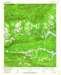 Mount Ida Arkansas Historical topographic map, 1:62500 scale, 15 X 15 Minute, Year 1959