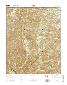 Mount Pleasant Arkansas Current topographic map, 1:24000 scale, 7.5 X 7.5 Minute, Year 2014