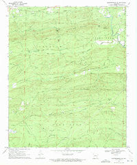 Murfreesboro NE Arkansas Historical topographic map, 1:24000 scale, 7.5 X 7.5 Minute, Year 1970