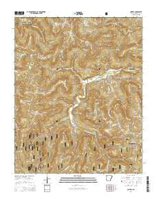 Murray Arkansas Current topographic map, 1:24000 scale, 7.5 X 7.5 Minute, Year 2014