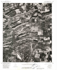 Narrows Dam Arkansas Historical topographic map, 1:24000 scale, 7.5 X 7.5 Minute, Year 1980