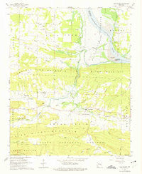 New Blaine Arkansas Historical topographic map, 1:24000 scale, 7.5 X 7.5 Minute, Year 1962