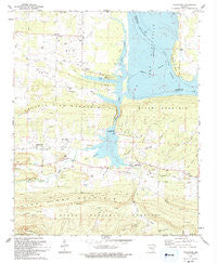 New Blaine Arkansas Historical topographic map, 1:24000 scale, 7.5 X 7.5 Minute, Year 1993