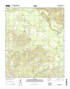 New Edinburg Arkansas Current topographic map, 1:24000 scale, 7.5 X 7.5 Minute, Year 2014
