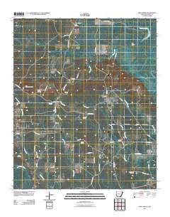 New London Arkansas Historical topographic map, 1:24000 scale, 7.5 X 7.5 Minute, Year 2011
