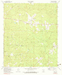 Newell Arkansas Historical topographic map, 1:24000 scale, 7.5 X 7.5 Minute, Year 1971